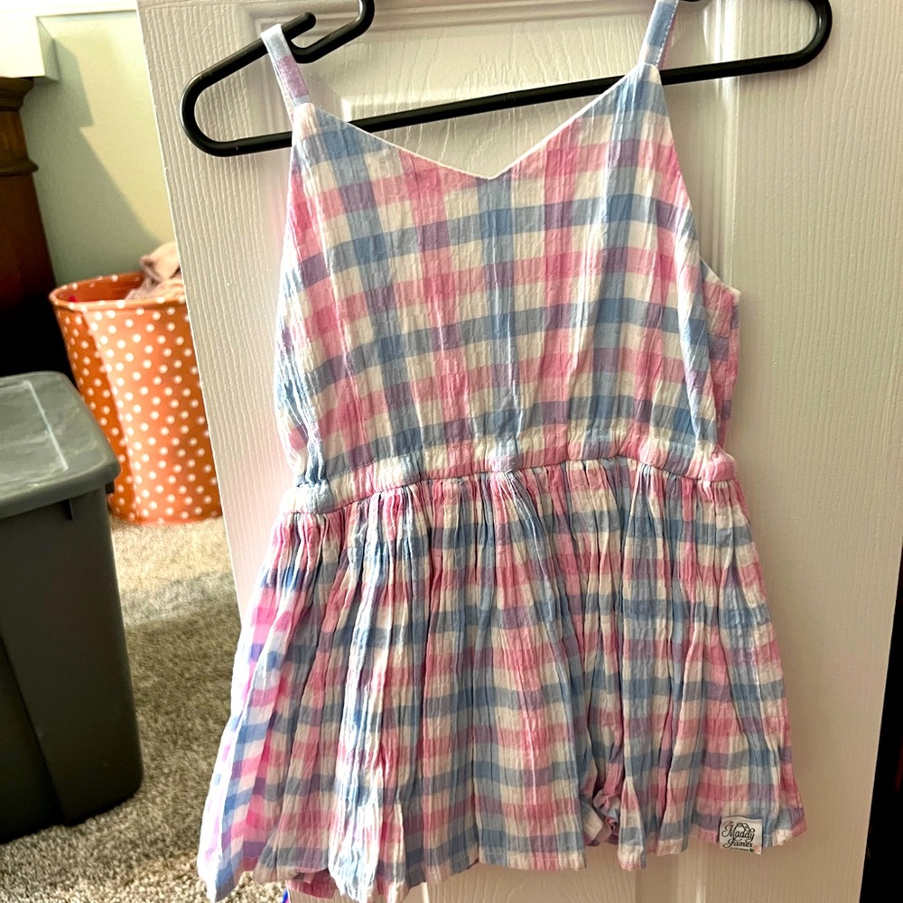 Perfect sibling dress for gender reveal!!